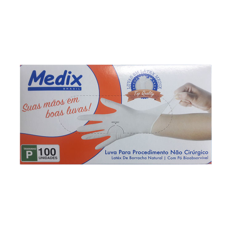 Luva de Látex Medix